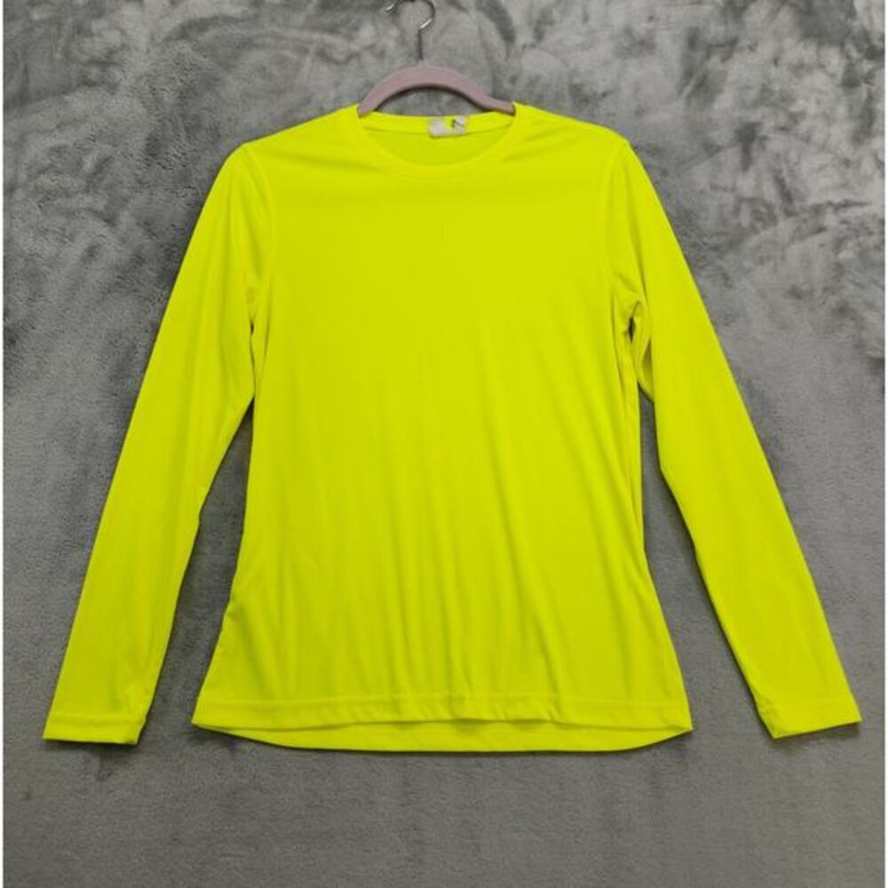 Clique‎ Top Womens XS Hi-Visibility Yellow Spin Cycling Biking Long Sleeve Tee